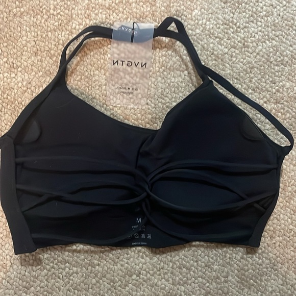 NVGTN - Black Invisible Seamless Bra. 
NWT. 
SIZE - M - Picture 2 of 3